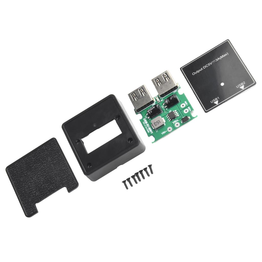 5V 20V Input 3A Output Dual USB Solar Panel Regulator Controller Power Charger Kit for USB Digital Devices DIY