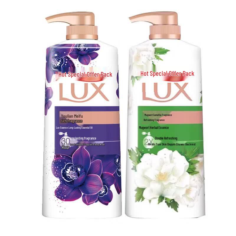 Lux Body Wash Mugwort & Enchanting Lotus Scent (Twin Pack)