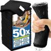 Black Ultrafine Fiber Cloths Household Rag Car Clean Polyester Cotton Quick Drying Duster Kitchen Towel Dish Cloth Scouring Pad