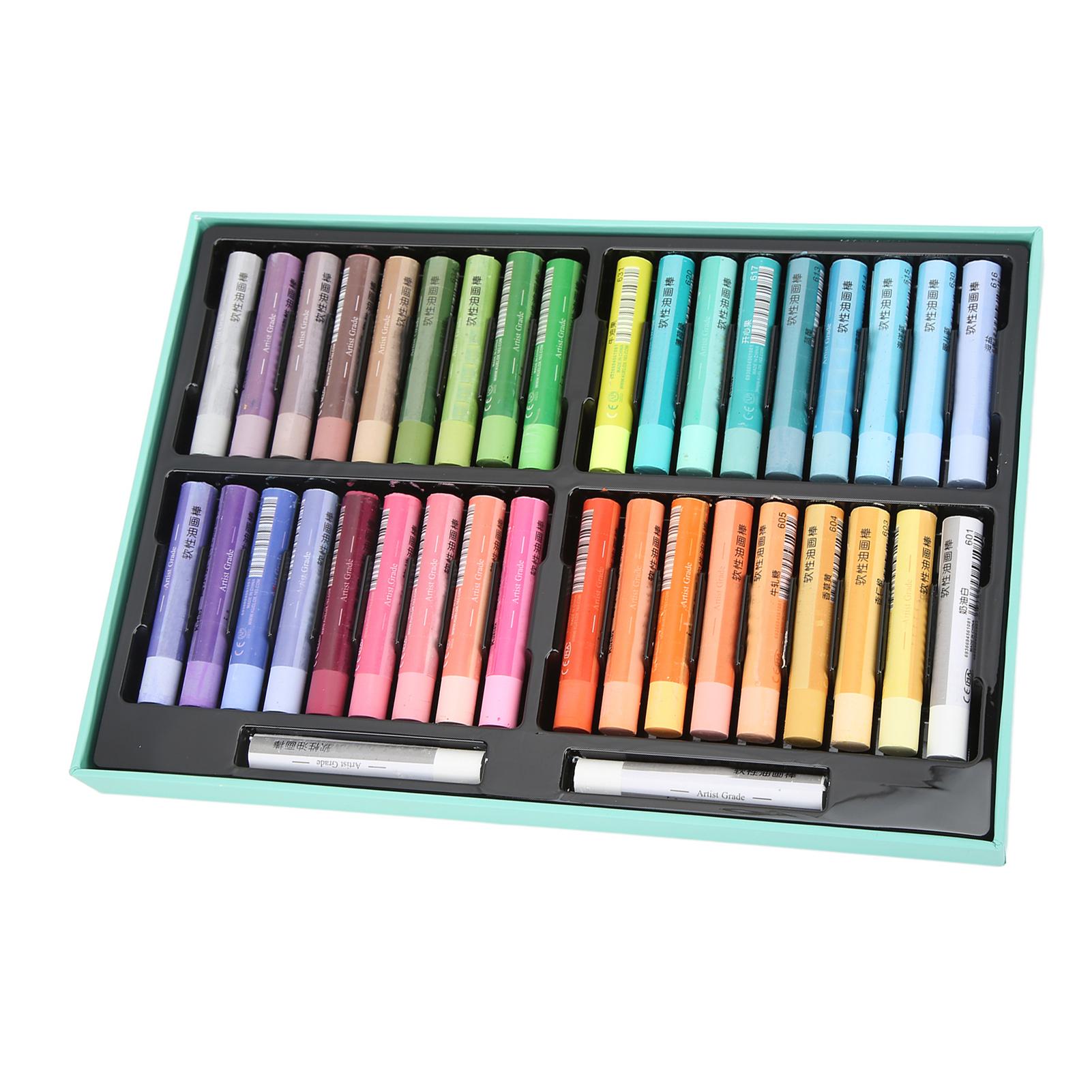 Oil Pastels Write Smoothly Bright Colors Waterproof Durable 36 Colors Pastels Art Supplies for Graffiti Painting