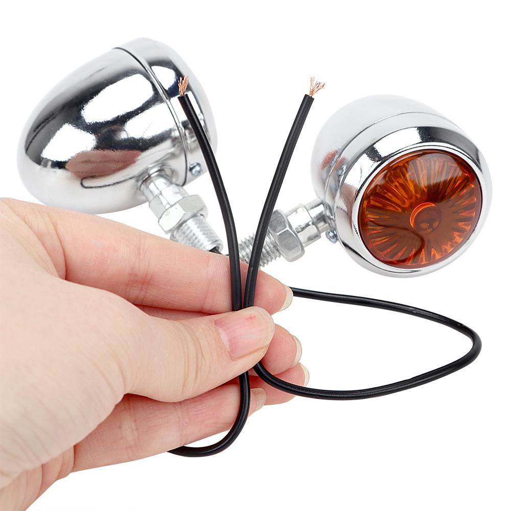 2Pcs Motorcycle Turn Signal Light Scooter Turn Indicators Motor Lamp High Quality For Suzuki Refit 10W DC 12V