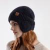 Cold Proof Ear Protection Beanie Cap Headgear Knitted Earflap Hat Earflap Woolen Hat  Male/Female