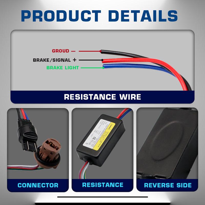 1pcs Car LED decoder Canbus BA15S 1156 1157 PY21W 7443 7440 LED Light Error Free Load Resistor Warning Canceller Anti Flicker