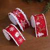 2M Christmas Ribbon Red Pink Series Ribbons For Xmas Decoration Diy Craft Supplies Gift Decoration Box Packaging Ribbon