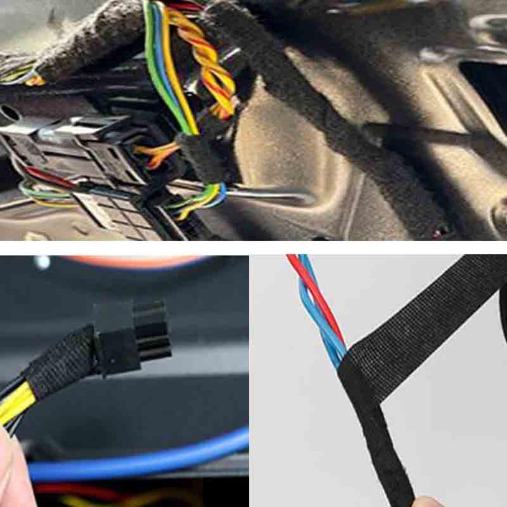 מגן נעילת דלת רכב רפידת בידוד רעשים מבודדת רעשים בולם זעזועים חיווט כבלים סרט מגן