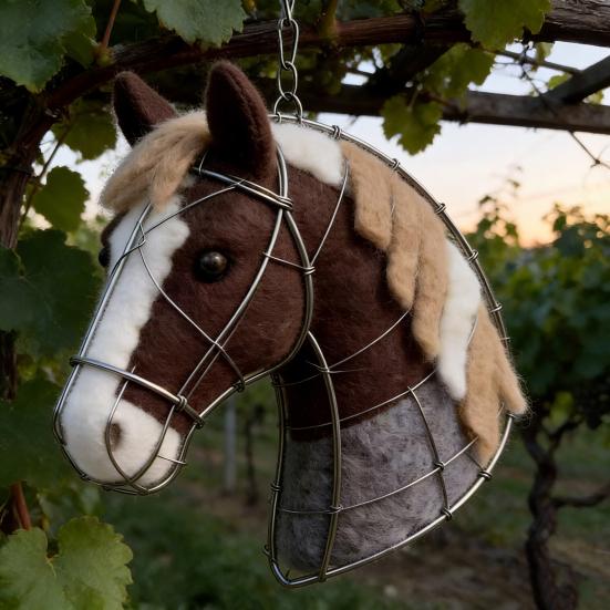 Bird Nesting House Birds Nesting Materials Holder Hummingbird Nester Egg Horse Garden Hanging Nesting Box for Wild Birds Backyard Outside