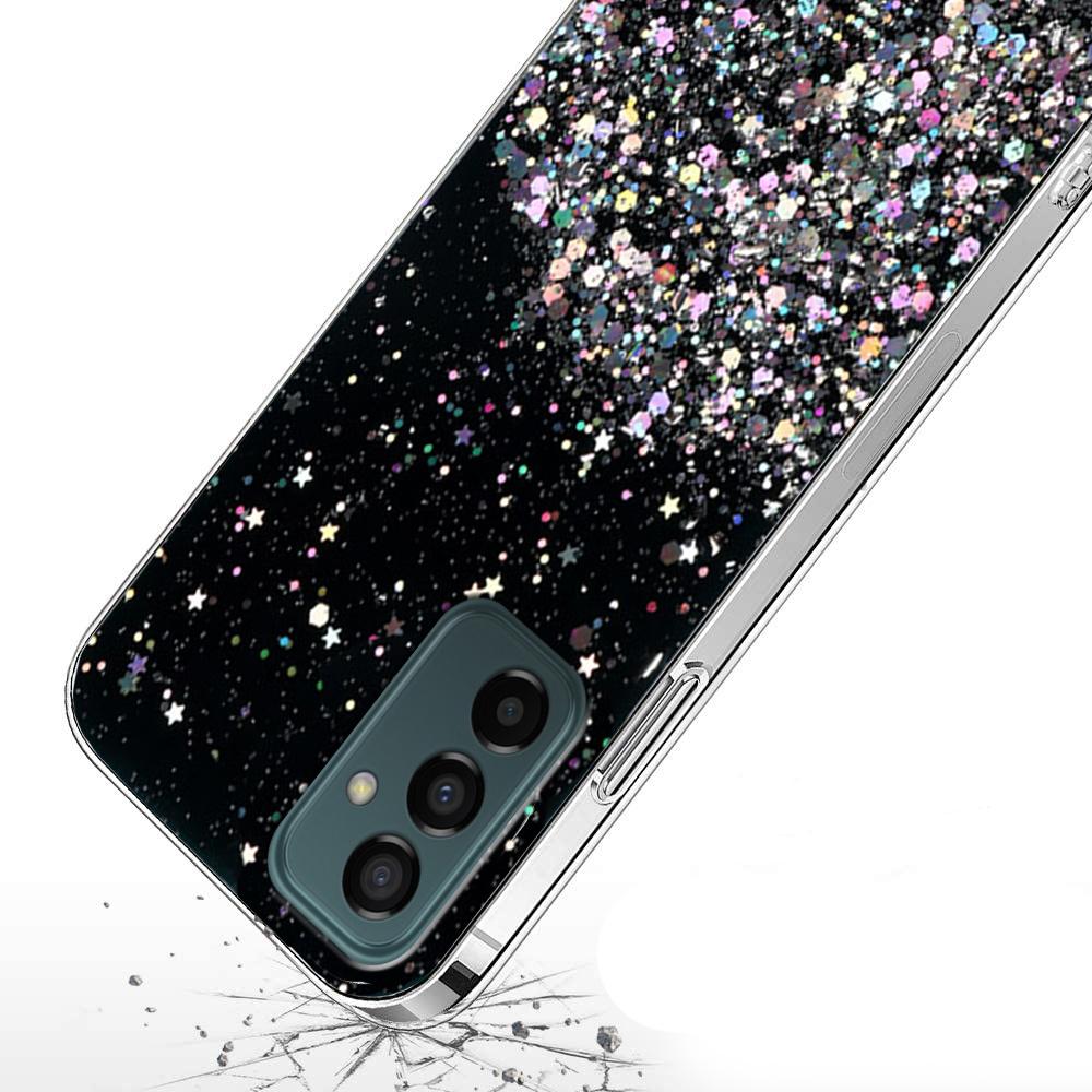 Case for Samsung Galaxy M23 5G / M13, Glittery, Black
