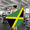 Jamaica Towel Quick Dry Absorbent Beach Towel for Sports, Fitness, Swimming and Outdoor Activities