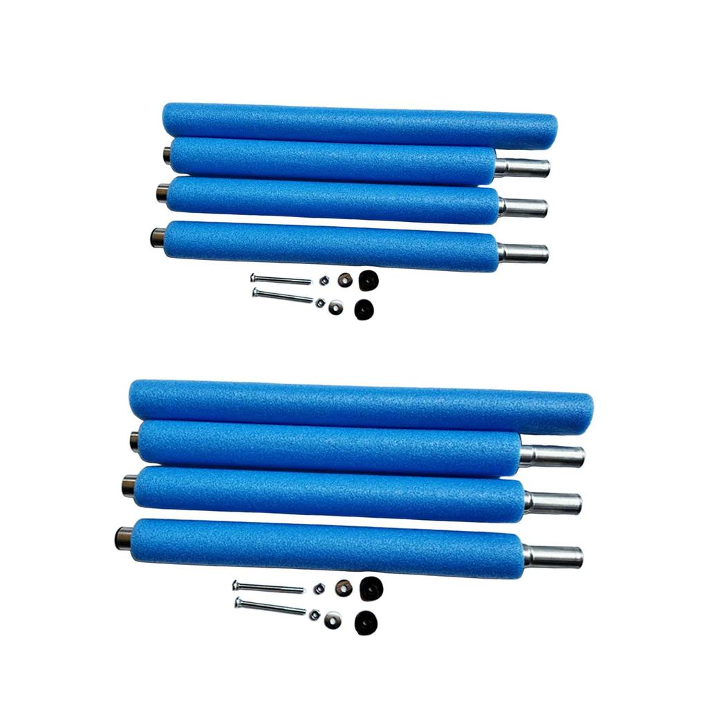 Steel Trampoline Enclosure Poles with Foam Padding