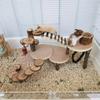 Durable Wood Hamster Toy Designed to Withstand Chewers and Provide Long Lasting Fun Any Hamster Habitat Entertainment
