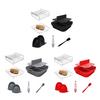 Air Fryers Pads Metal Grilling Rack Silicone Air Fryers Tray Silicone Dividers Pads Silicone Basket Perfect for Air Fryers