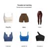 Summer New Arrival Ribbed One-Shoulder Yoga Top & Sports Bra