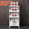 Multi Layer Laundry Basket Convenient Storage Rack Multifunctional Household Dirty Laundry Basket Mobile Luxury Storage Rack