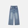 2026 Spring Petite High-Waisted Cropped Grandma Jeans - Slimming, Versatile, Loose Fit Casual Denim Pants