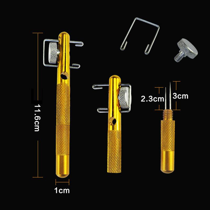 

Быстрый инструмент для завязывания рыболовных узлов Двусторонний узловяз Мотовило для лески