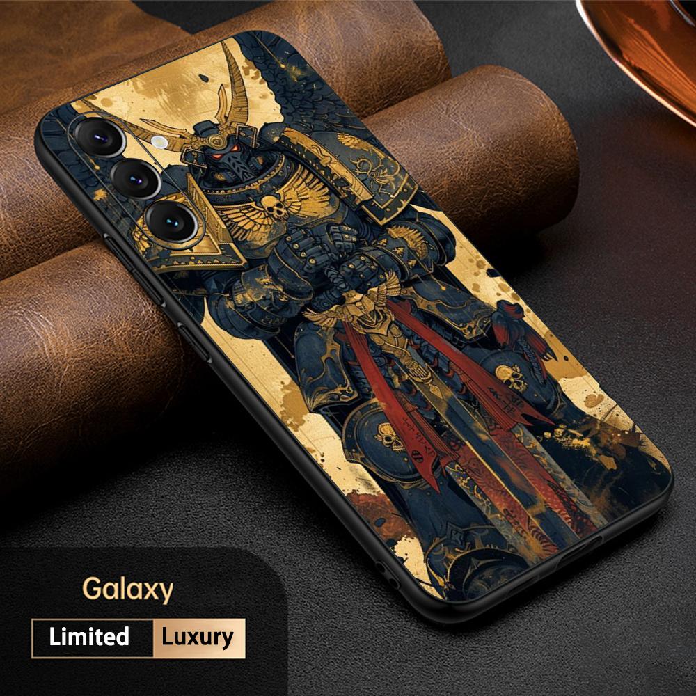 

W-war-hammers game fashion design Phone Case For Samsung Galaxy S25 S24 S23 S22 S21 S20 Plus Ultra Note20 Soft Black Samsung S23 FE