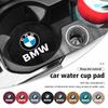 Lammfell Auto-Getränkeuntersetzer Becherflaschenhalter Anti-Rutsch-Matte für E46 E90 E60 F10 E39 F30 E36 E87 E90 E30 E53 F31 E92