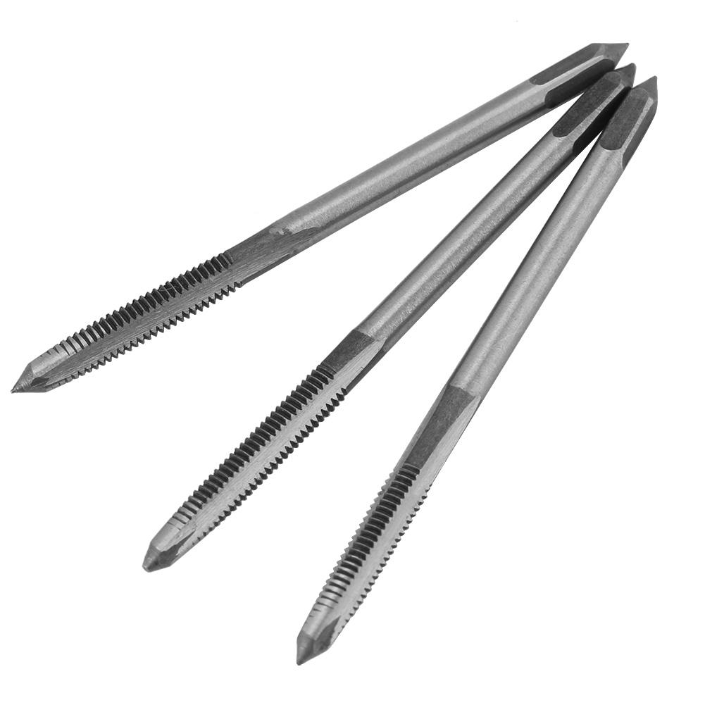 3PcsCelsiusSet M3CelsiusM4CelsiusM5 Bearing Steel Hand Thread Tap Screw Taps Tool(M3)
