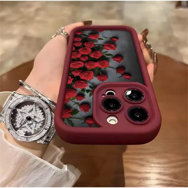 Rose Gold Case for iPhone 17 Pro/16 X/15 Pro/14/13 Pro Max