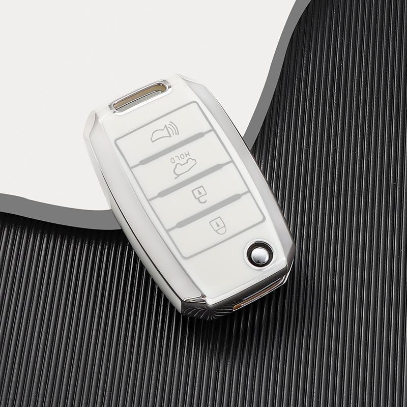 Fashion Tpu Car Flip Key Case Cover Shell For Kia Rio 3 Ceed Cerato K2 K3 K4 Sportage Picanto Optima Sorento Forte Stinger