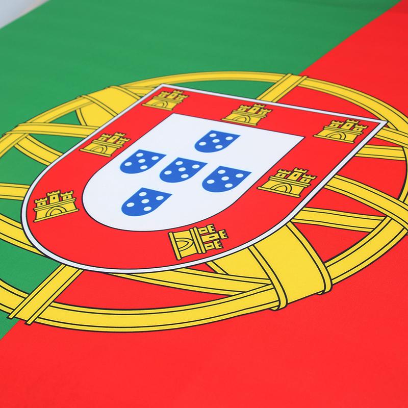 National Portugal Flag Car Engine Cover Portuguese Decoration Elastic Fabrics Truck Full Graphic Decor Bonnet Banner