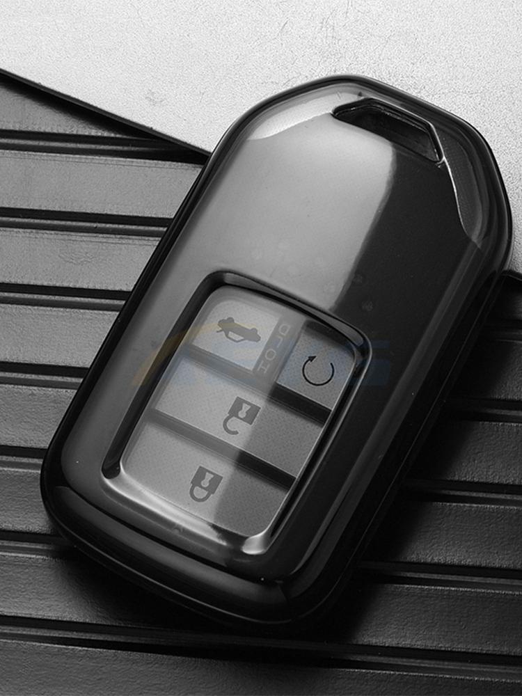 Tpu Car Remote Key Case Cover For Honda Vezel City Civic Cr-V Crv Accord Pilot Hrv Jade Car Smart Key Case Cover Accessories