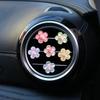 6Pcs Cute Flower Aromatherapy Car Air Outlet Decoration Perfume Clip Air Freshener Colorful Flora Decor Auto Accessories Air Fresheners 2