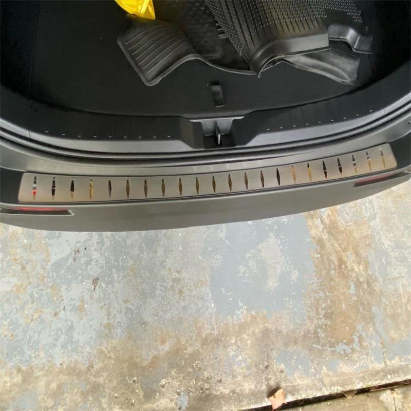 För RAV4 2009-2022 Bakre skydd Modifiering Special Bagageutrymmes Tröskellist Dekorerar Delar Biltillbehör Interiör
