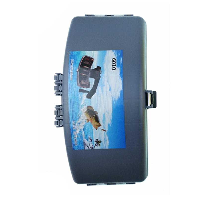 

Portable Waist Fishing Box with Belt Artificial Lures Waist Box Plastic Fishing Tackle Baits Lures Storage Organizers 1 серый