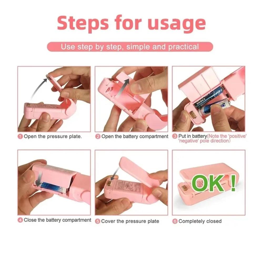 Mini Sealing Machine Heat Sealer Storage Bag Plastic Package Food Sealer Clip Bag Handheld Food Heat Sealer