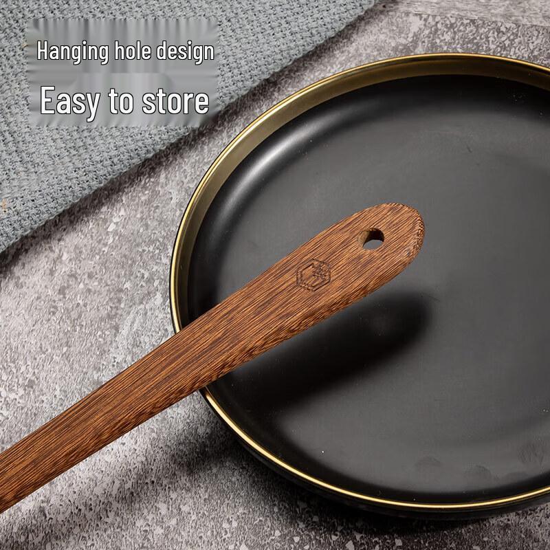 Camellia Long-Handle Wooden Cooking Spatula