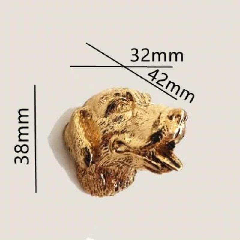 

Роскошные винтажные ручки - Скандинавские современные минималистичные ручки для шкафов и ящиков в отделке из матового золота (Дизайны Ангел/Собака/Шишка) 4.0cm