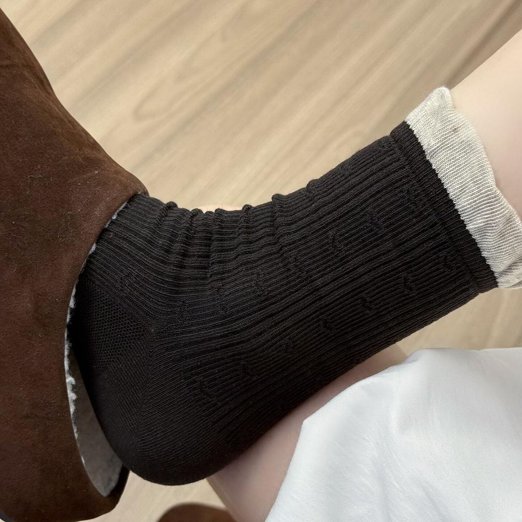 Beautiful Again~ Autumn Lace For Korean Retro Girls~ It'S Amazing~ Socks Boneless Mid-Tube Stacking Socks