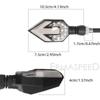 Semnalizator LED Intermitent Motocicletă 12V Accesorii Motocicletă Semnalizatoare Secvențiale Chihlimbariu Indicator pentru Motocross Motocicletă de Teren