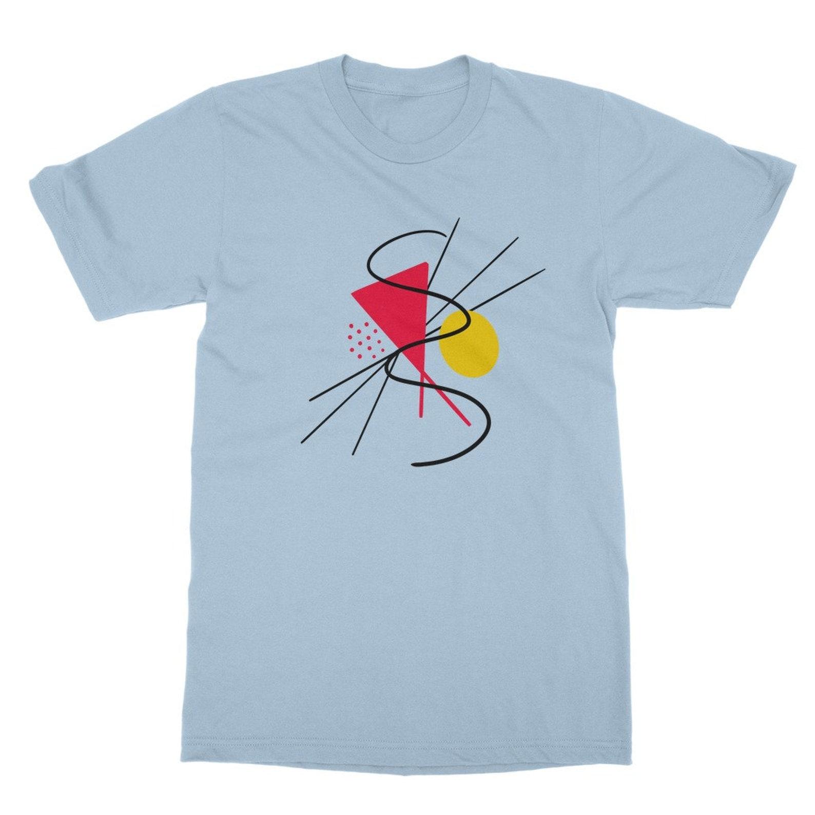 Abstract Geometric Shapes Unisex T-Shirt – Artist Design 4XL