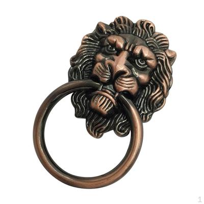 Zinc Alloy Vintage Head Furniture Door Cabinet Dresser Drawer Pull Handle Knob , Copper_L