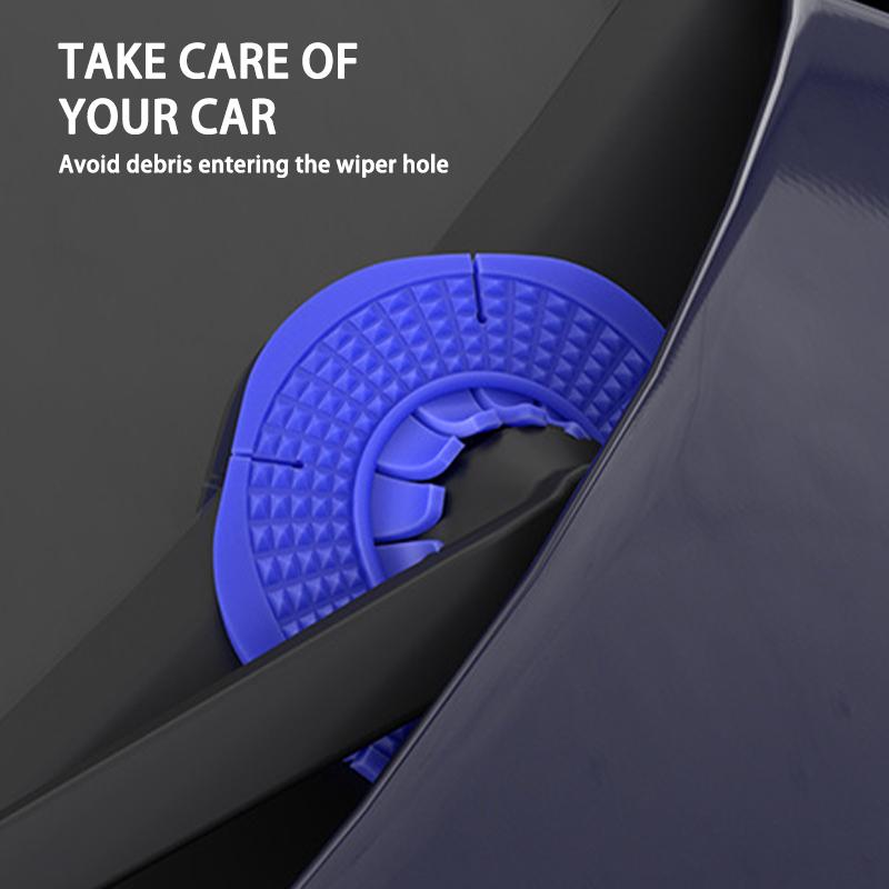 Car Wiper Hole Protective Cover, Dustproof, Waterproof, Anti-Leaf Fall, Wiper Shaft Protective Cover