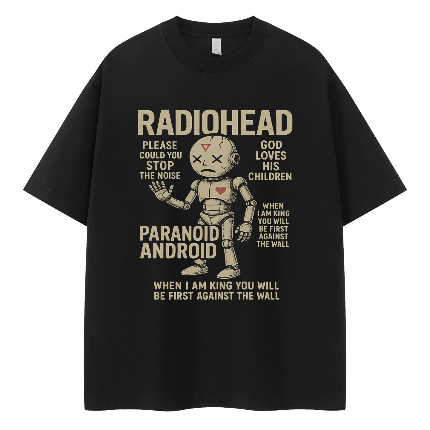 Radiohead T-Shirt, Soft Fabric Casual Daily Wear S