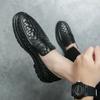 Mens Shoes Leather Male Men's Men Oxfords Shoes for Men Luxury Designer Loafers Platform Men Leather Man Shoes