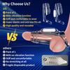 Penis Sleeve Vibrating Cock Ring , Adult Sex Toys for Men, Reusable Cock Sleeve Couple Vibrator, Delay Ejaculation Stronger Erection, Couples Sex Toy