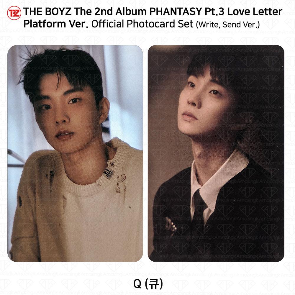 THE BOYZ Phantasy Pt.3 Love Letter Platform Ver QR Selfie Official Photocard