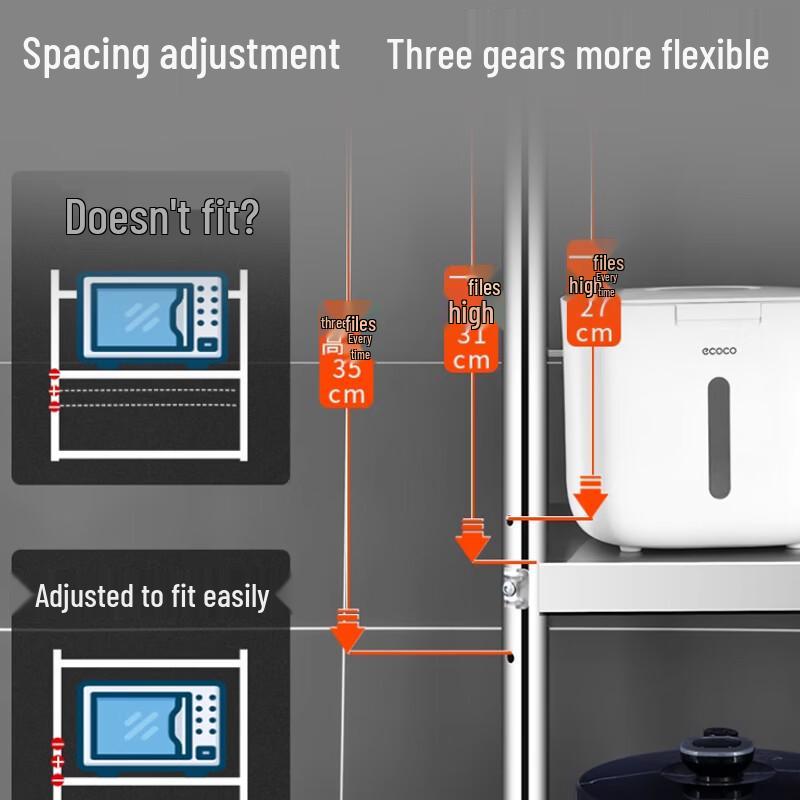 Stainless Steel Kitchen Storage Shelf