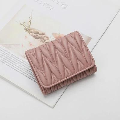 2025 Γυναικείο Μαλακό Δερμάτινο Πρόβειο Δέρμα Εξαιρετικά Λεπτό Πορτοφόλι - Μικρό, Ευέλικτο Θήκη Καρτών και Μεγάλο Κλιπ Χαρτονομισμάτων