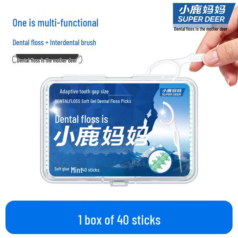 Deer Mum Disposable Dental Floss Picks