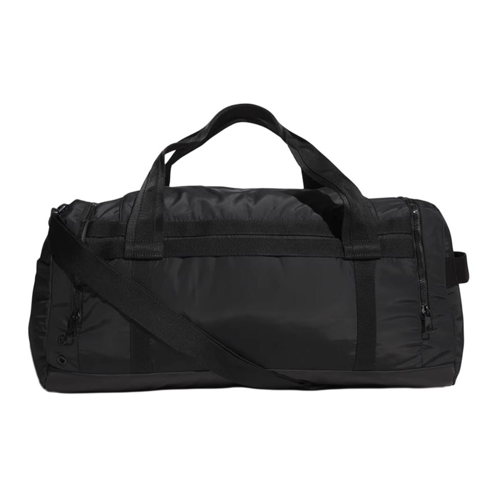 New Adidas Recycled Polyester Portable One Shoulder Crossbody Gym Bag Medium Size Unisex Black JW1687