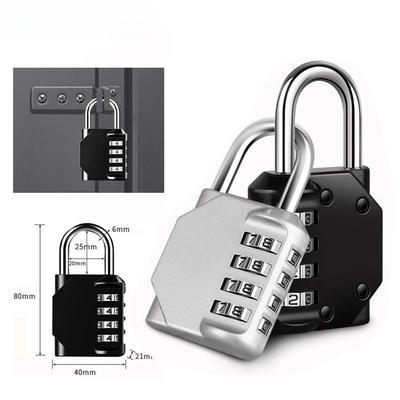 1PC Combination Padlock Password Locks 4 Digit Waterproof Outdoor Lock For Door Suitcase Bag Package Cabinet Locker Window