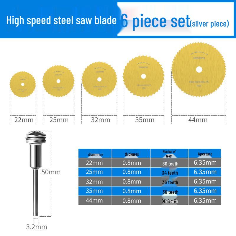 Mini High-Speed Steel Circular Saw Blade for Woodworking & Metal Cutting