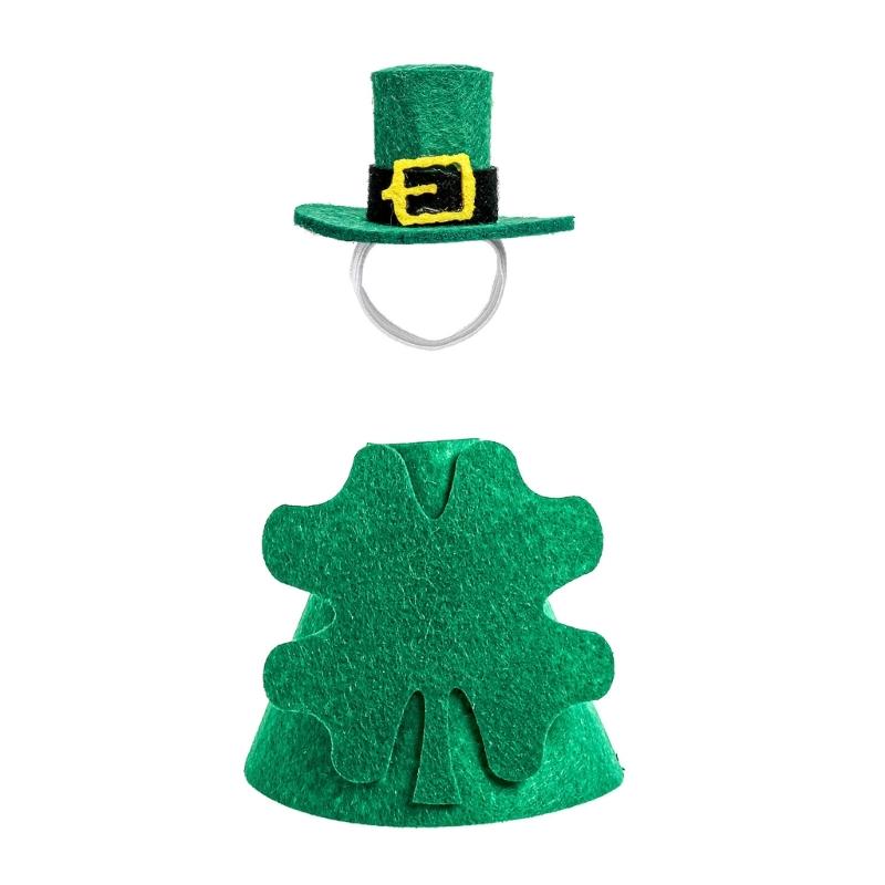 

Easy To Installation Felt Geese Costume With Four Leaf Clovers For Festivals And Gatherings Holiday Decorations 1