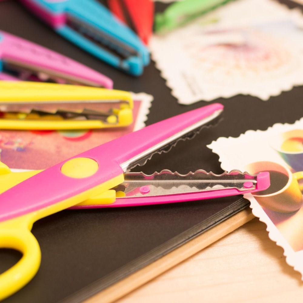 Candy Color Minimalistic Lace Scissors Small Round Head Kawaii Lace Scissors  Children Gifts