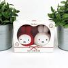 Sekiguchi Dick Bruna Miffy Miffy Lucky Daruma Red and White Set Plush Toy